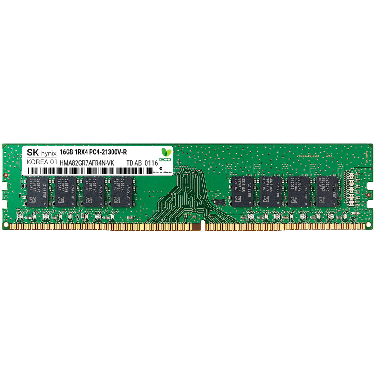 SK Hynix 1x 16GB DDR4-2666 RDIMM PC4-21300V-R Single Rank x4