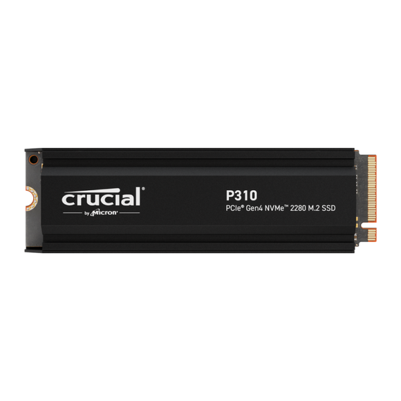 Crucial P310 1TB PCIe 4.0 x4, NVMe M.2 2280 Internal SSD with Heatsink