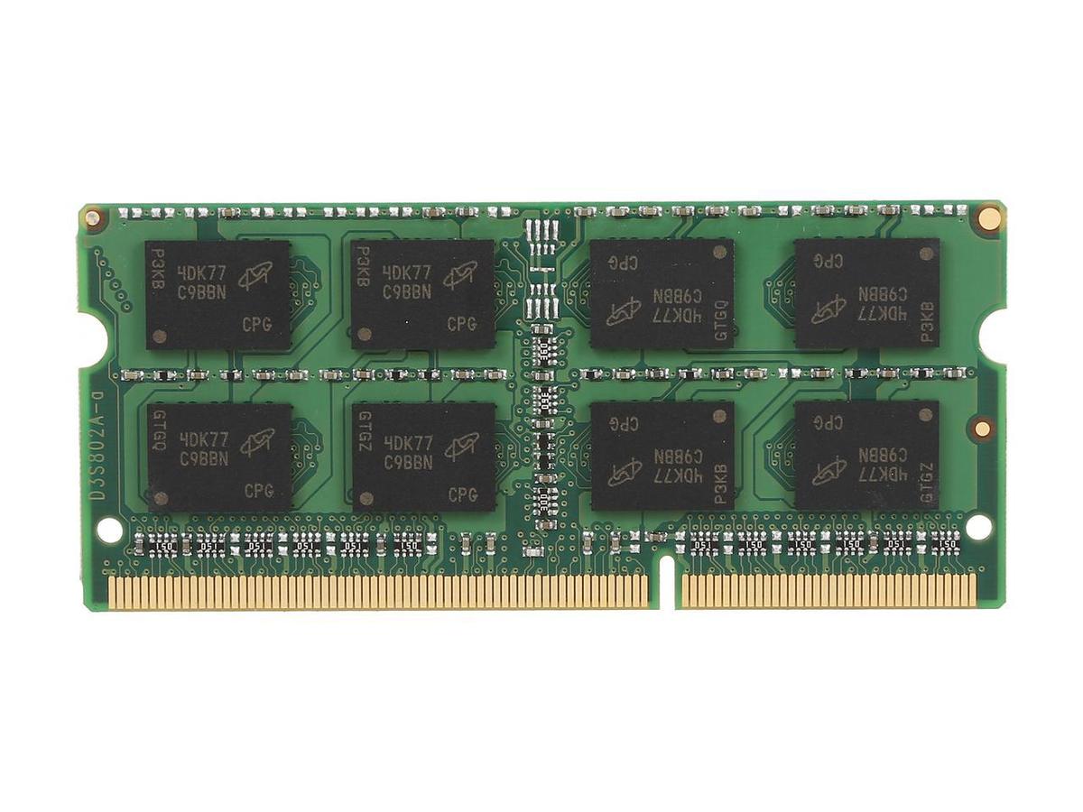 Crucial 4GB DDR3 1600 DR x8 SODIMM CT51264BF160B RamCity