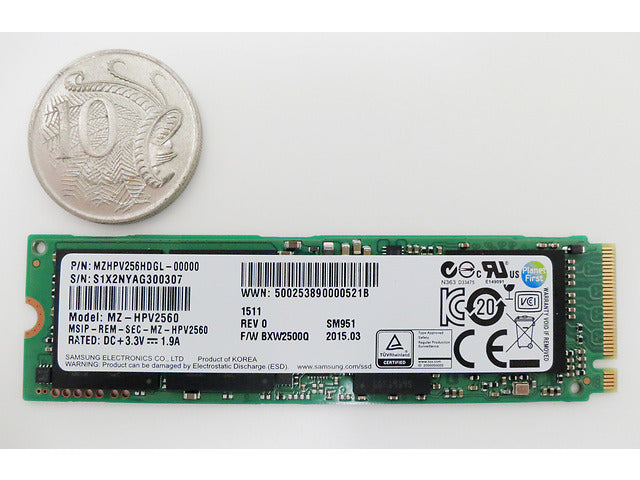Samsung SM951 256GB AHCI M.2 PCIe 3.0 x4 80mm 2280 Internal SSD OE RamCity