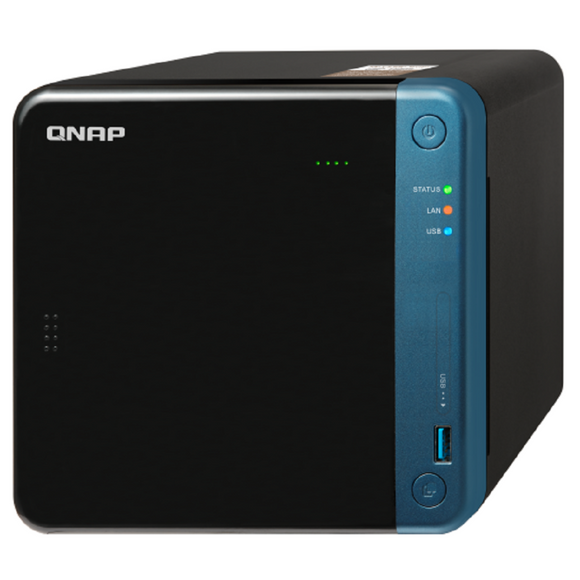 QNAP TS-453BE-4G, 4-Bay NAS (NO DISK),4GB,CEL-J3455,USB 3.0(5),GbE,PCIe(1), HDMI,TWR, 2 Yr Warranty